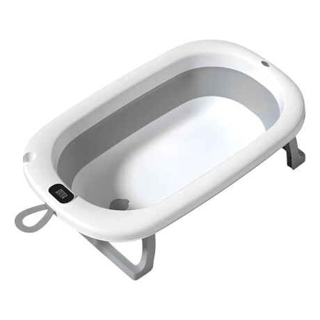 Bañito plegable con termometro y soporte Gris