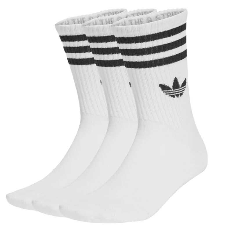 Medias Adidas 3S Crew S 3 pack - Blanco Medias Adidas 3S Crew S 3 pack - Blanco