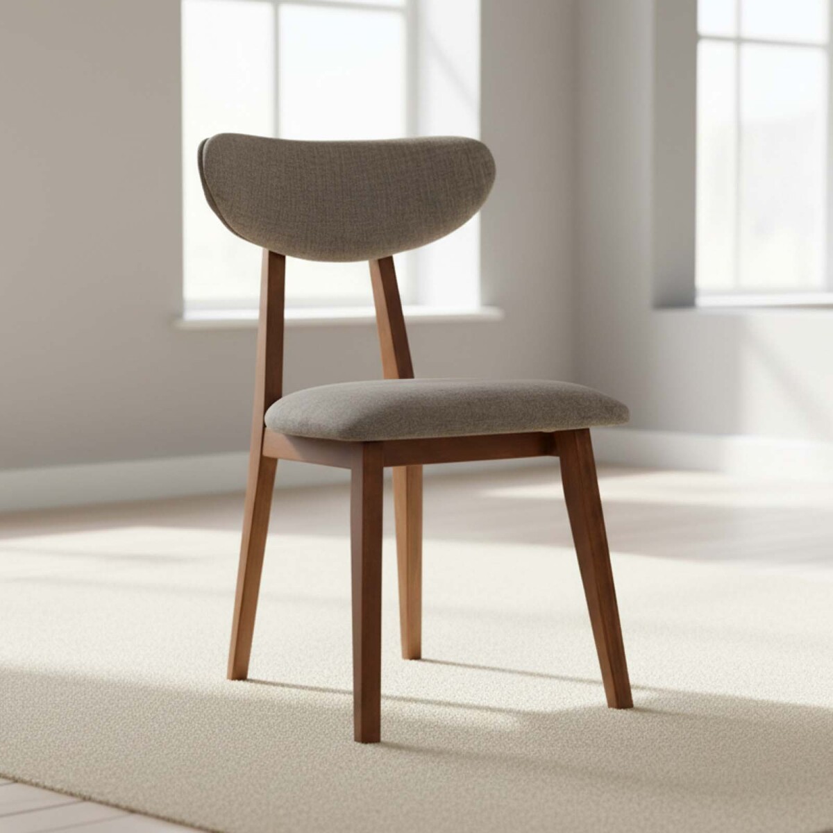 SILLA DE COMEDOR - MDF-Y-MADERA GRIS ALDANA 