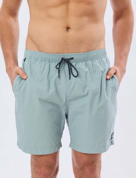 SHORT DE BAÑO LISO Denim