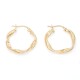 Aros torneados en oro 18k. Diametro 18mm Aros torneados en oro 18k. Diametro 18mm