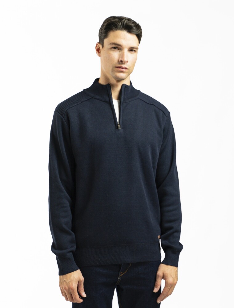 Sweater 1/2 Cierre Porto Marino