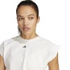 Remera Adidas Poer Boxy Blanco