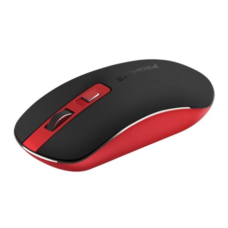 Mouse Inalámbrico de Alta Precisión Ergonómico Promate Suave Rojo