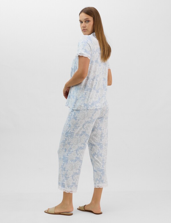 Conjunto 3 Piezas Pijama CELESTE/MULTI