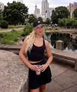 Falda Con Malla Hot Shot Pleated Skirt Classic Mini Mujer Black