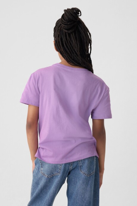 Remera Gráfico Con Lentejuelas Niña Lilac Surge 2
