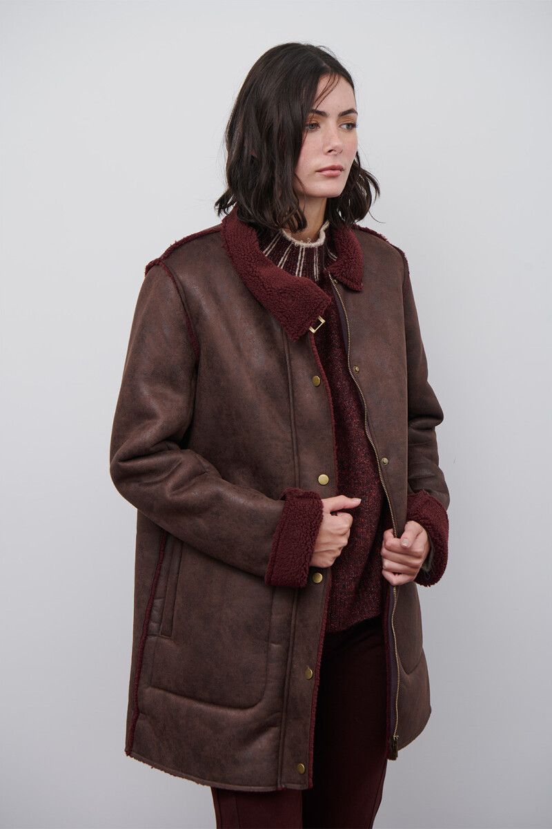 CHAQUETON GLACIAR BURDEOS