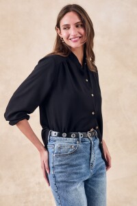 Blusa Viscosa Negro