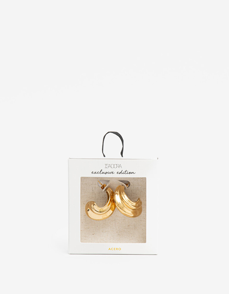 Aros Argollas Metal Argollas De Acero - Dorado