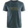 Polo Fjallraven Logo Hombre Navy