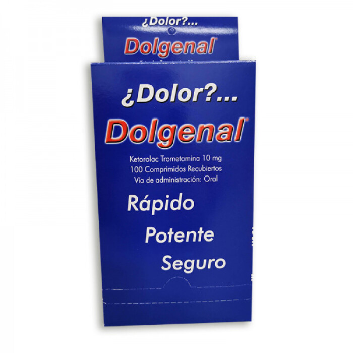 DOLGENAL 10 MG. EXHIB. X 100 COMP. única