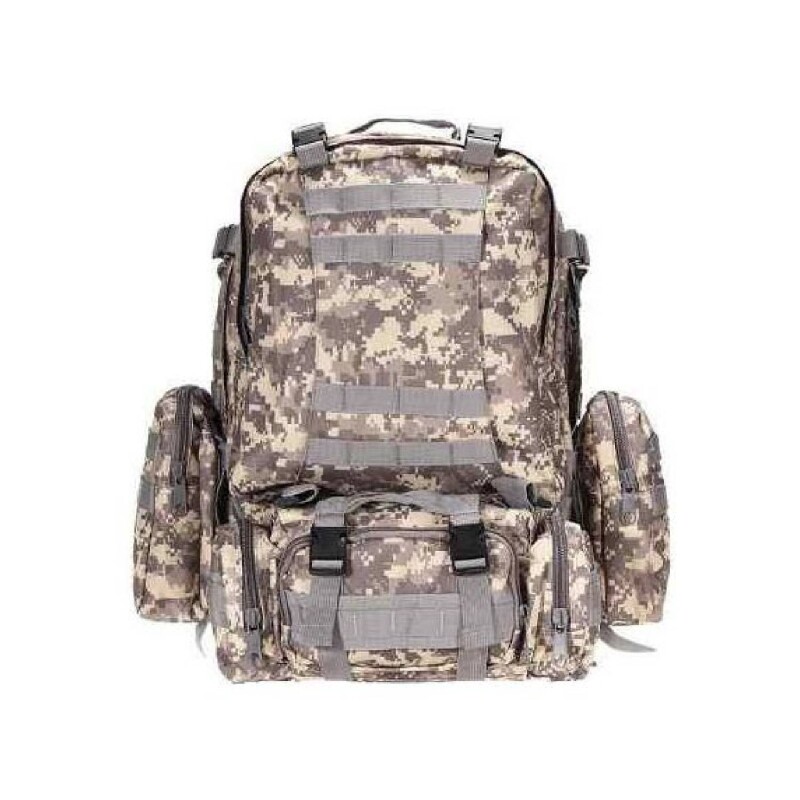 Mochila táctica 55 lts Varios Diseños Gris