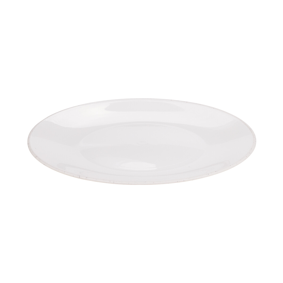 Plato Plástica Gourmet Redondo 26 cm - MARMOL 