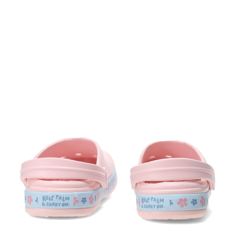 Zuecos Infantiles Disney Stitch Rosado - Celeste