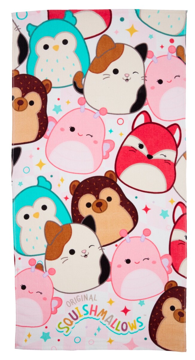 Toalla de ducha velour SQUISHMALLOWS 70x140 