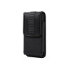 Estuche vertical para cinto con clip color negro Estuche Vertical Para Cinto Con Clip Color Negro