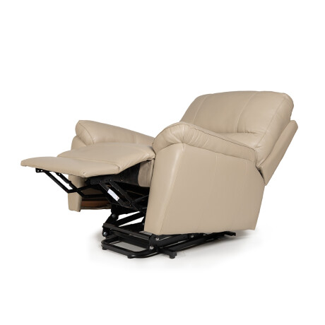 Butaca Florencia (Reclinable eléctrica) - Cuero Básico 519 (Beige)