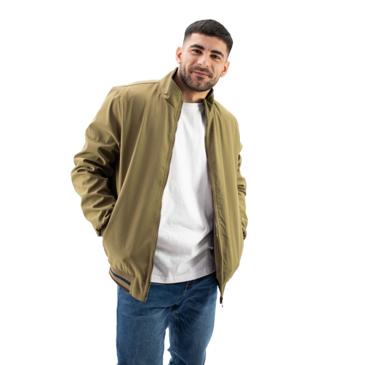 CAMPERA BOMBER S-2XL - KHAKI 