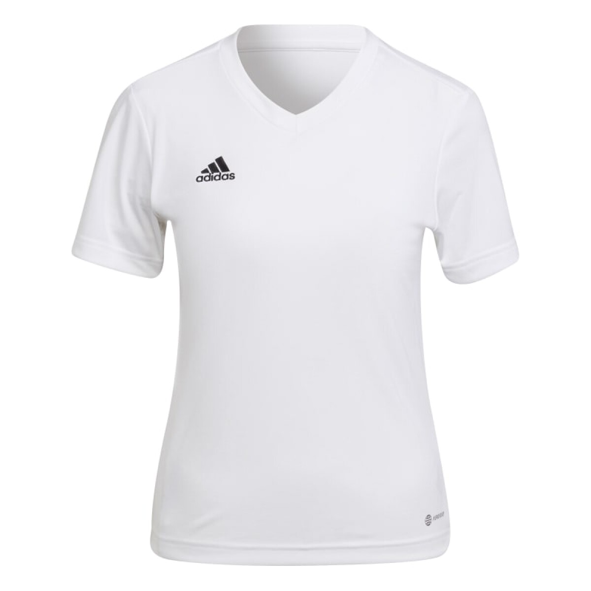 Remera Adidas Entrada 22 de Mujer - HC5074 - Blanco 