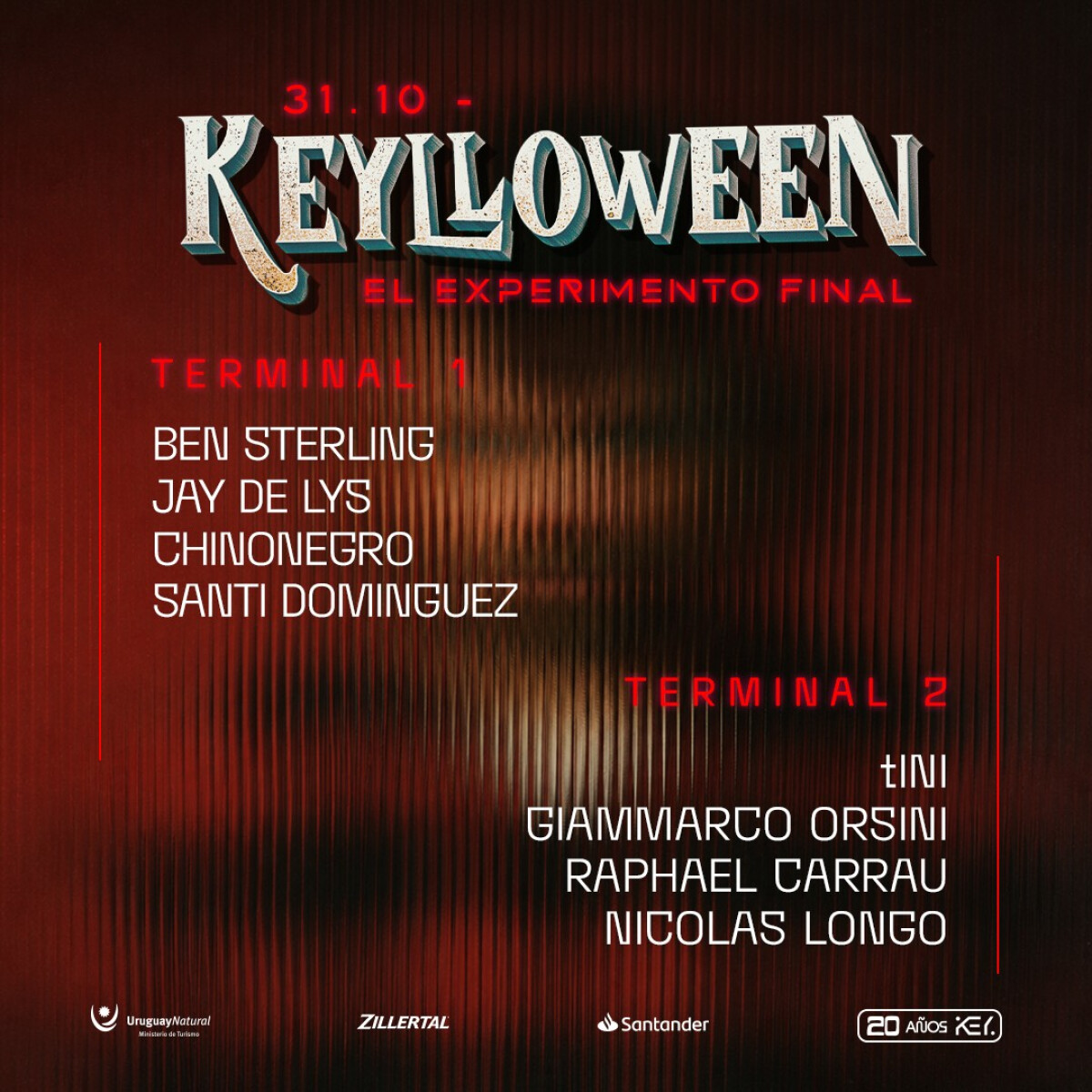 Keylloween 2026 - Acceso hasta las 23:00 hs 