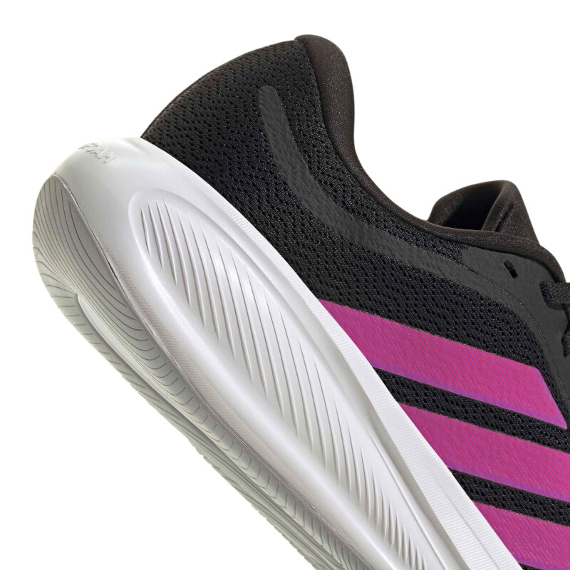 Championes de Mujer Adidas Response Runner 2 Negro - Fucsia