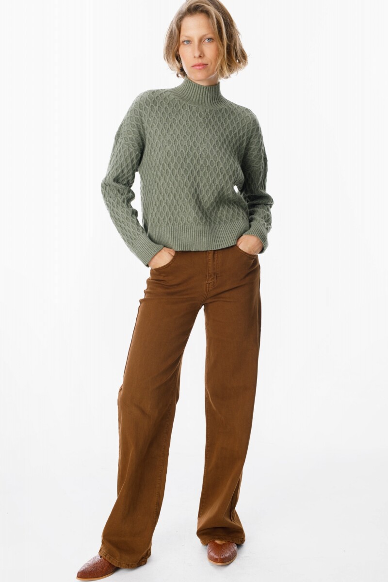 Sweater Panal Verde Militar