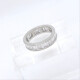 Anillo Sin Fin En Platino Con Brillantes Baguettes Anillo Sin Fin En Platino Con Brillantes Baguettes