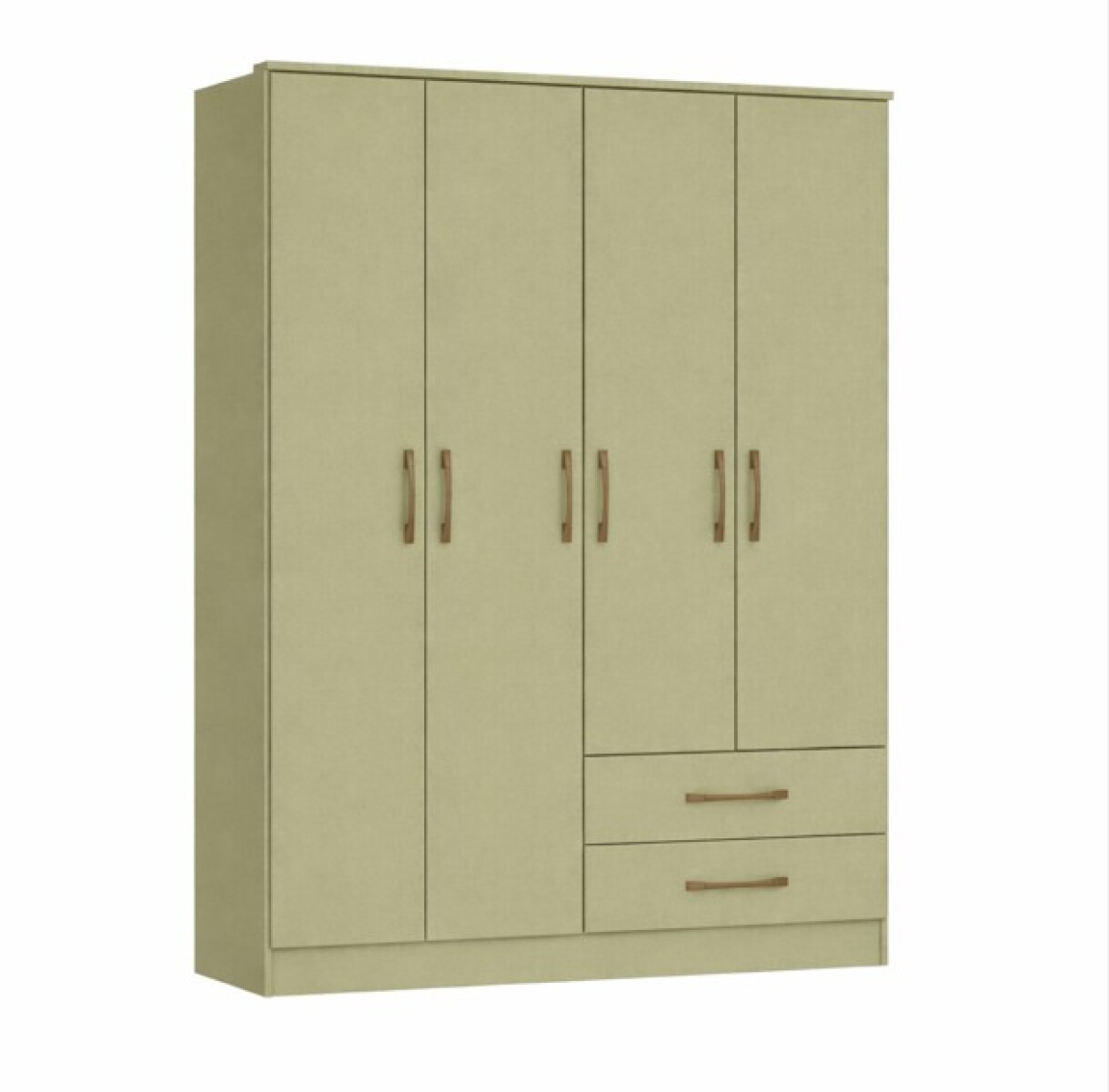 Ropero Armario de 4 Puertas TOKIO - PISTACHO 