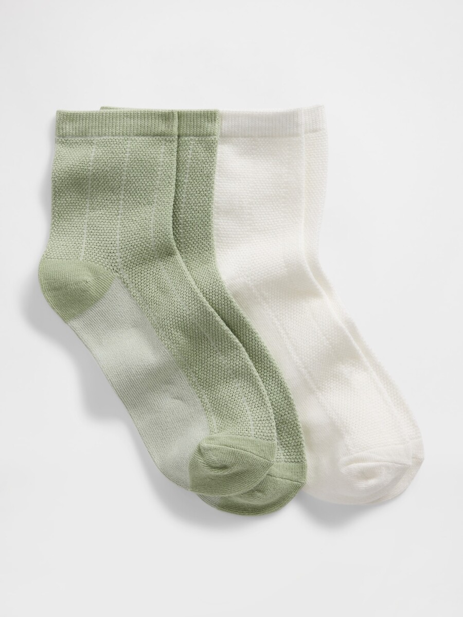Medias Pack X2 Mujer - Crystal Mint 