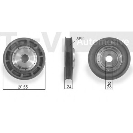POLEA DE MOTOR RENAULT POLEA CIGUEÑAL CLIO II 1.5 DCI - POLEA DE MOTOR RENAULT POLEA CIGUEÑAL CLIO II 1.5 DCI -