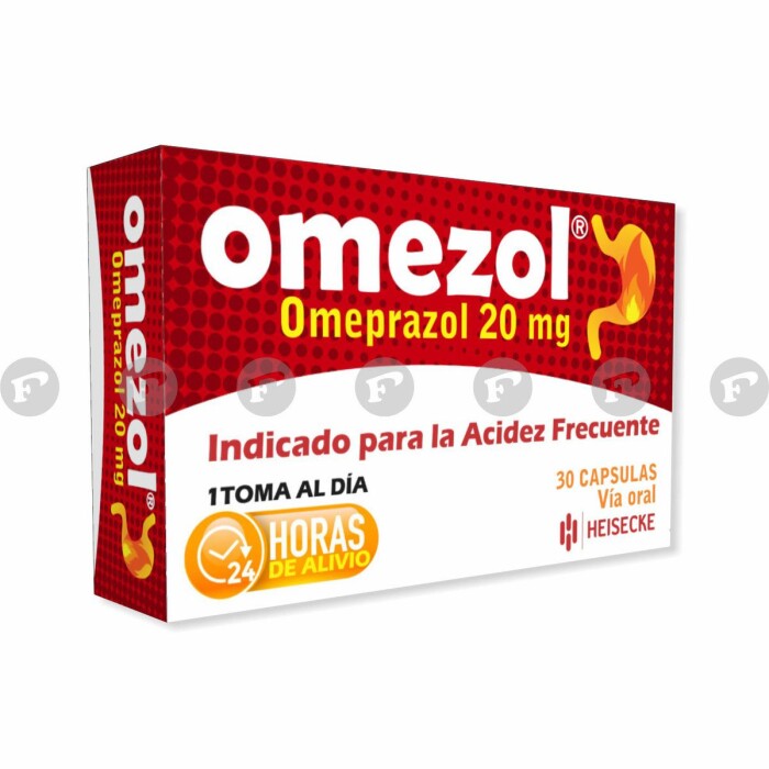 OMEZOL 20 MG. CJ X 30 CÁPS. única