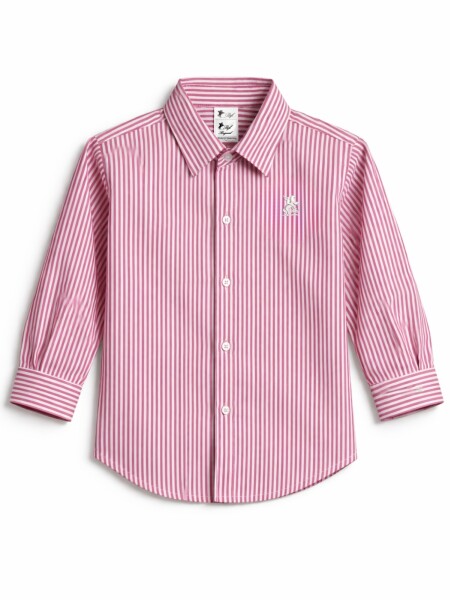 Camisa De Niño Rayas Violeta