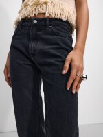 Pantalón Vaquero Recto negro
