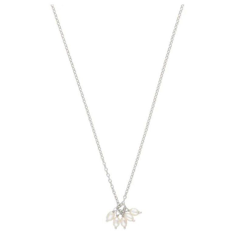 Cadena lluvia de perlas-Plata 925-Perlas barrocas -CD2010 Conperla