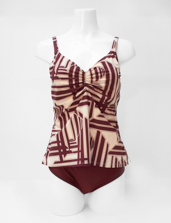 Tankini Estampado BORDEAUX/MULTI