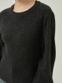 Sweater Hange Gris Melange Oscuro