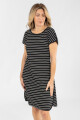 Vestido nautico rayas Negro