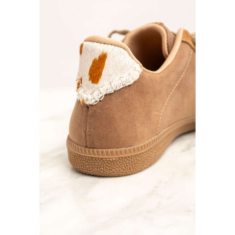 Zapatilla Gamuza Vaca Marron