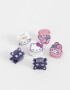 Hebillas Infantiles Set De Broches "hello Kitty" - Combinacion Multicolor