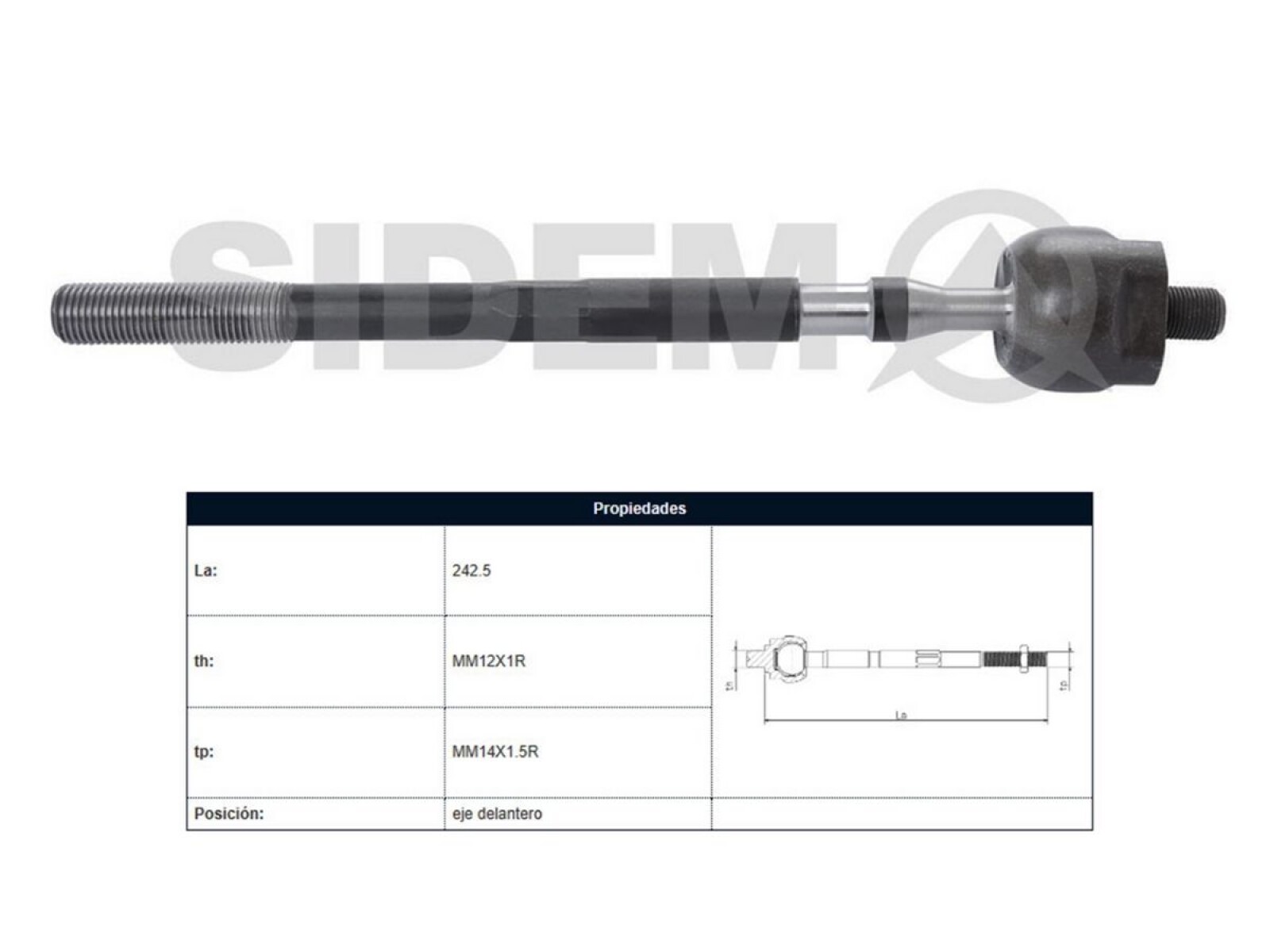 Mate Renault Clio 00-13 Der/Izq 