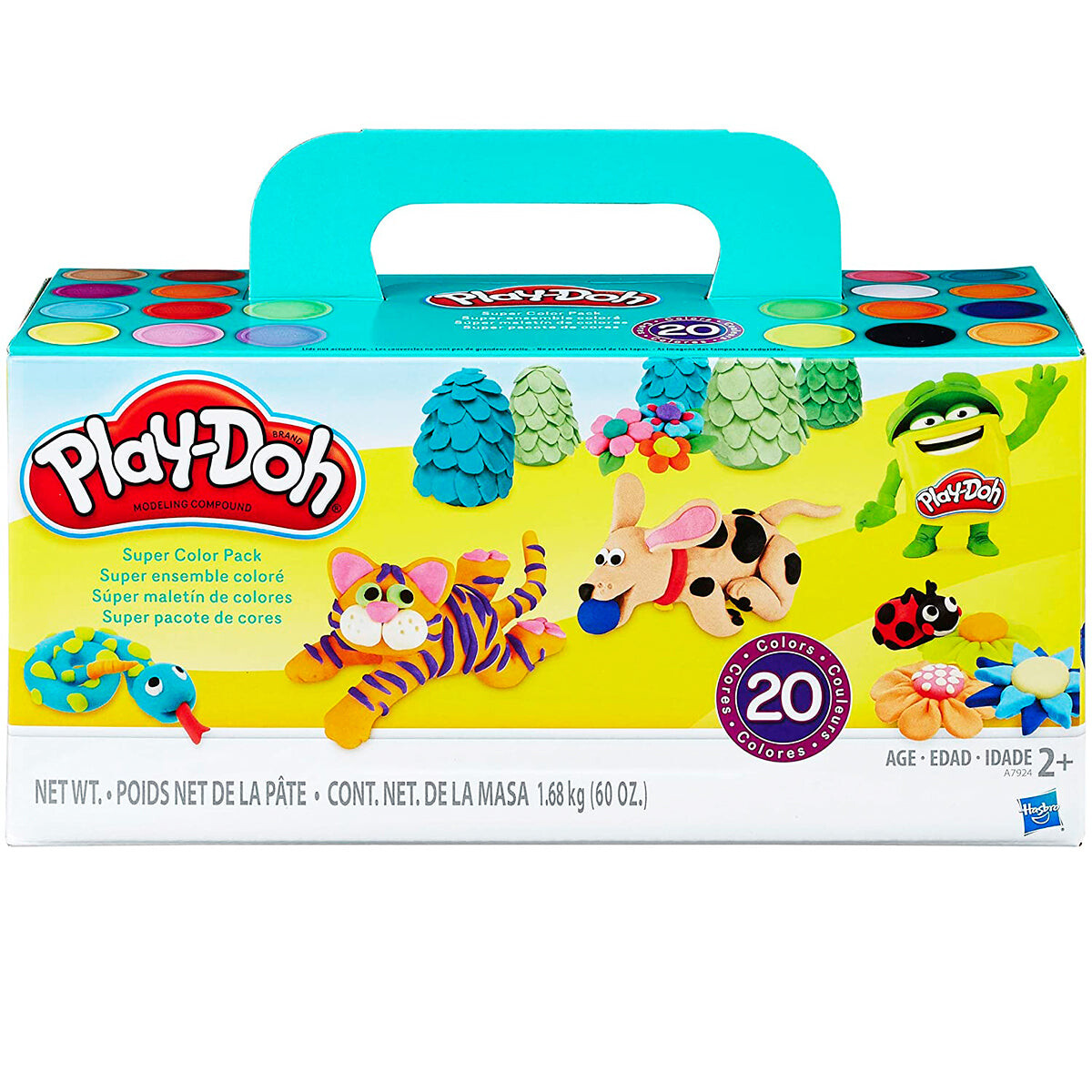 Maletín Play Doh Juego Masas Pack X20 Para Moldear 