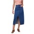 FALDA LARGA AUDINO S-XXXL AZUL MEDIO