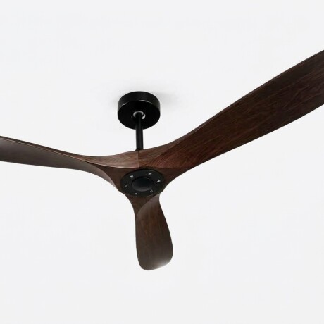 Ventilador De Techo 3 Aspas Simil Madera Oscura Con Control Ventilador De Techo 3 Aspas Simil Madera Oscura Con Control