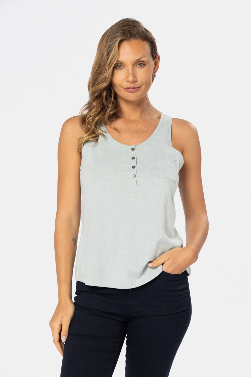 MUSCULOSA LISA Verde