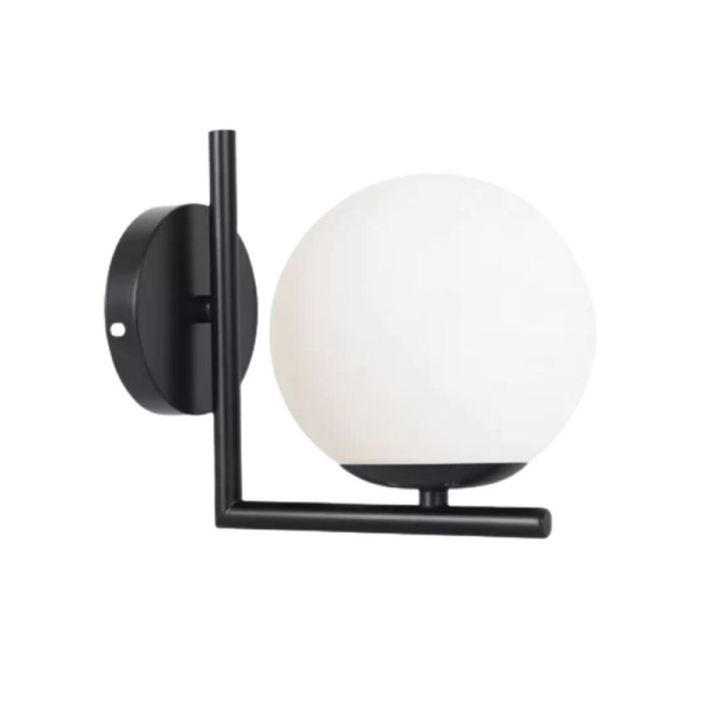 Aplique de pared Negro