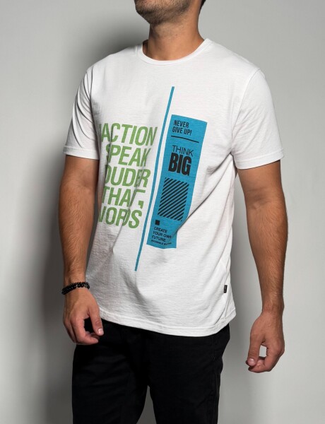 Remera estampada Ilian Blanco