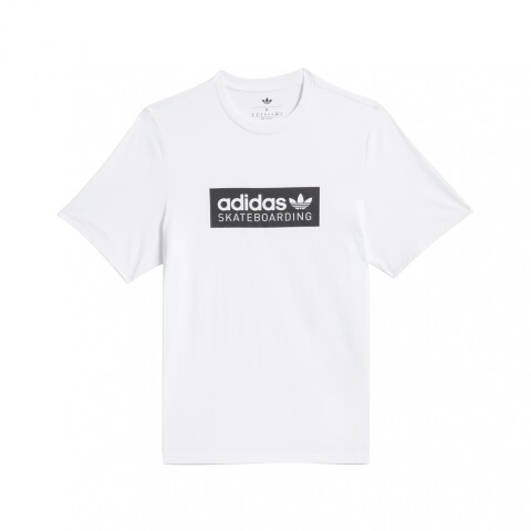 REMERA adidas LOGO SKATEBOARDING White