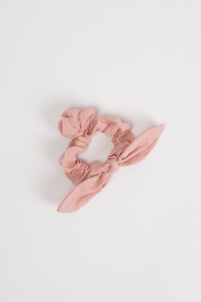 Scrunchie moña Rosa