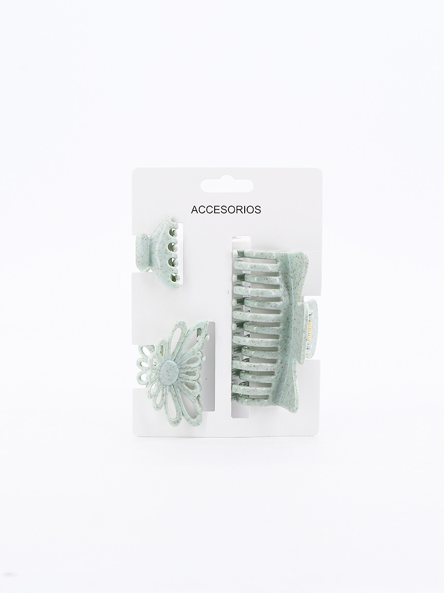PINZAS PACK X 3 - CELESTE 